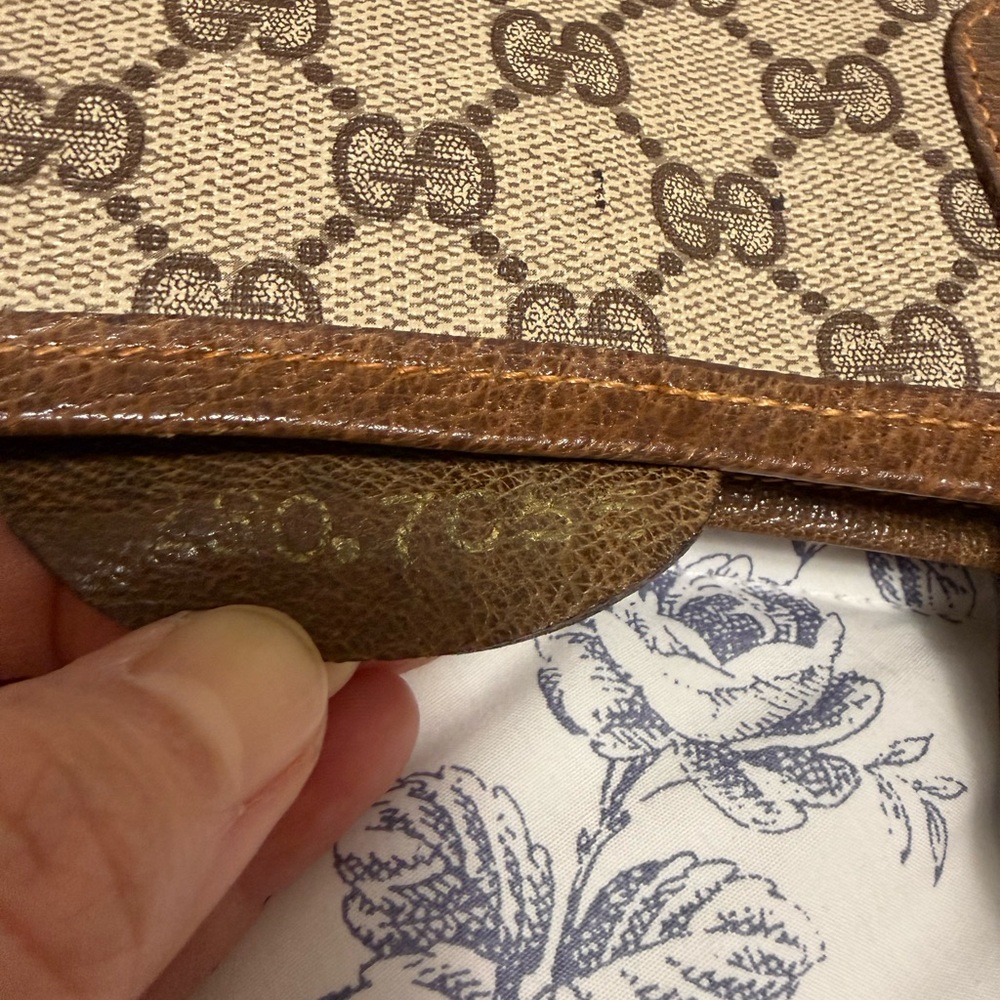 Gucci Beige/Brown GG Canvas Tote with Gold Logo - Picture 11 of 11